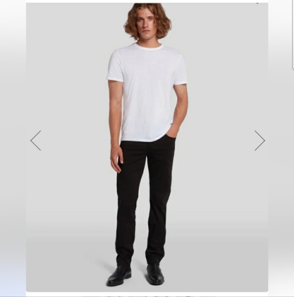 7 For All Mankind Other - 7 For All Mankind Slimmy Luxe Performance Men's Black Jeans 30